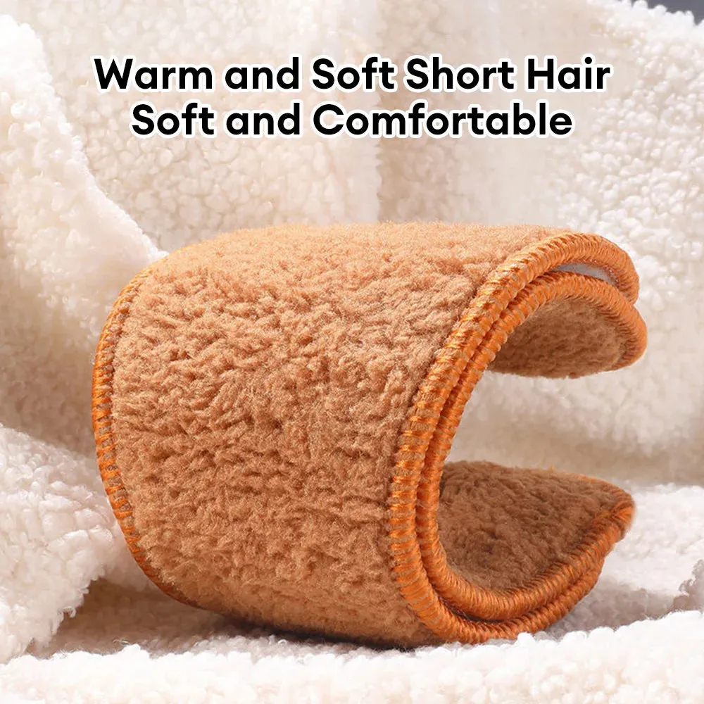 Winter Warm Plush Insoles Soft Thicken Alpaca Wool Thermal Insert Insoles for Women Men -Breathable.