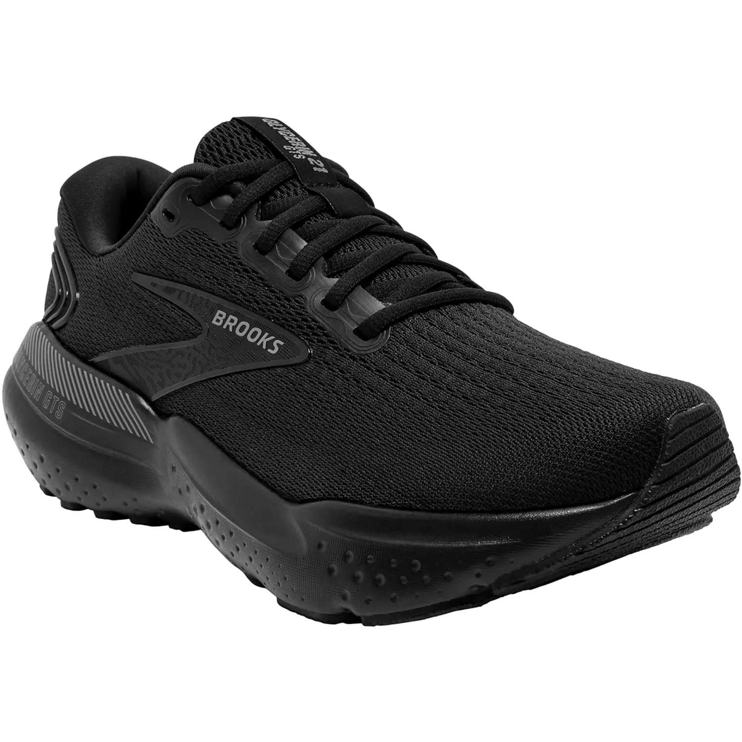 Women's Brooks Glycerin GTS 21 Black/Black/Ebony Mesh