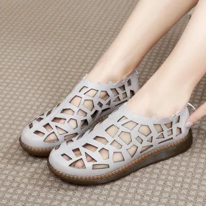 Women's Casual Shoes Comfortable Sneakers Hollow Sandals Flats 992