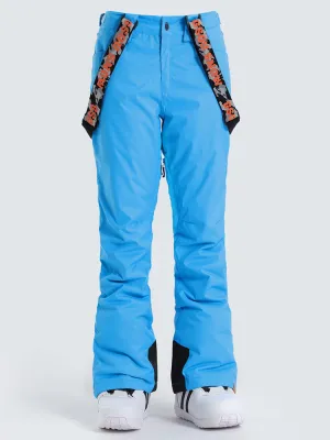 Women's Highland Bib Snowboard & Ski Blue Pants