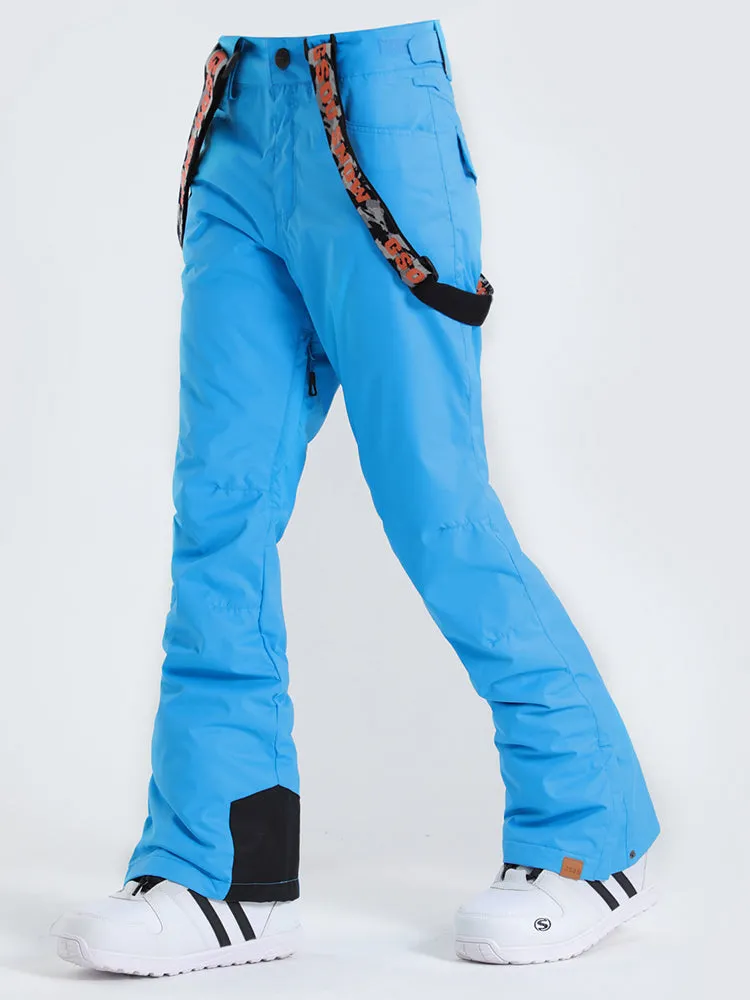 Women's Highland Bib Snowboard & Ski Blue Pants