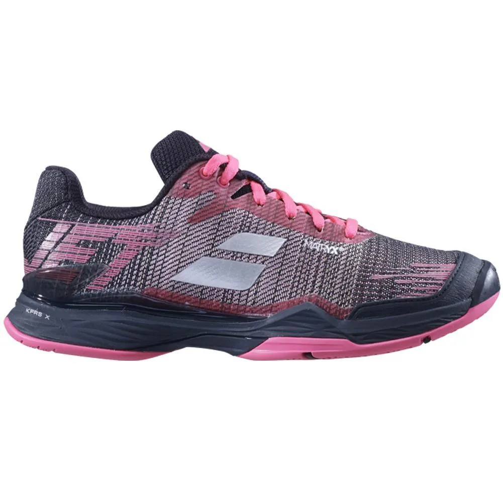 Women's Jet Mach II Pink and Black Tennis Shoes