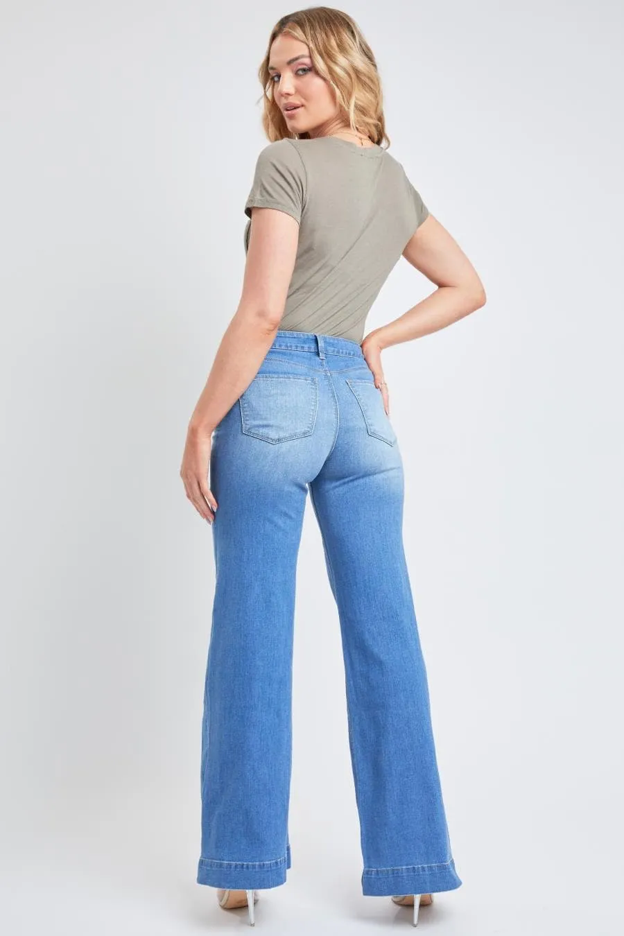 Women's Love  Wide-Leg Stovepipe Jeans