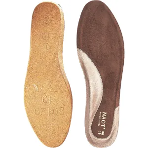 Women's Naot Aura Replacement Footbed Gold Leather