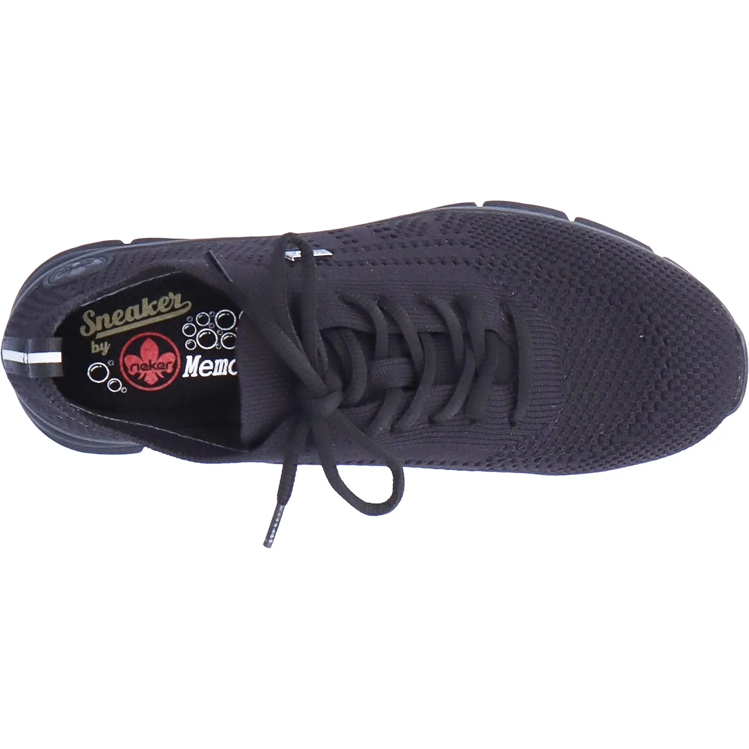 Women's Rieker 48010-00 Tora Black Fabric Mesh