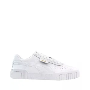 Women's Shoes PUMA CALI Leather Platform Sneakers 369155-01 WHITE