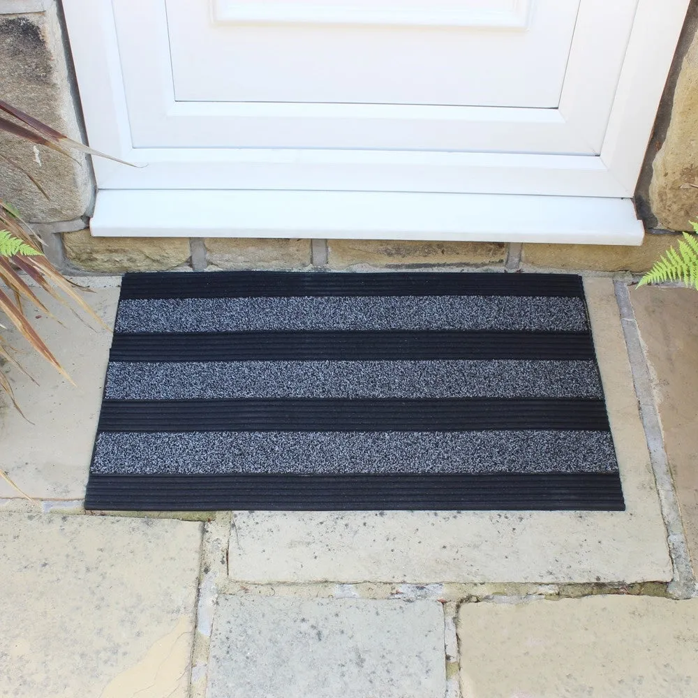 Woodford Scraper Doormat Grey 46x76cm