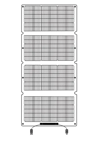 XDAY 100W 18V High-Efficiency Foldable Solar Panel,Portable Solar Panel Charger for Portable Power Station Generator, Waterproof IP68 for Outdoor Camping, RV, Off Grid System